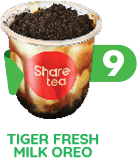 Kids Tiger Fresh Milk Oreo