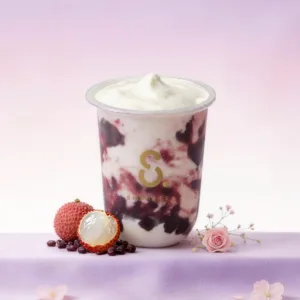 Lychee Purple Rice Yoghurt