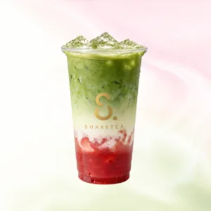 Strawberry Matcha Cream Top